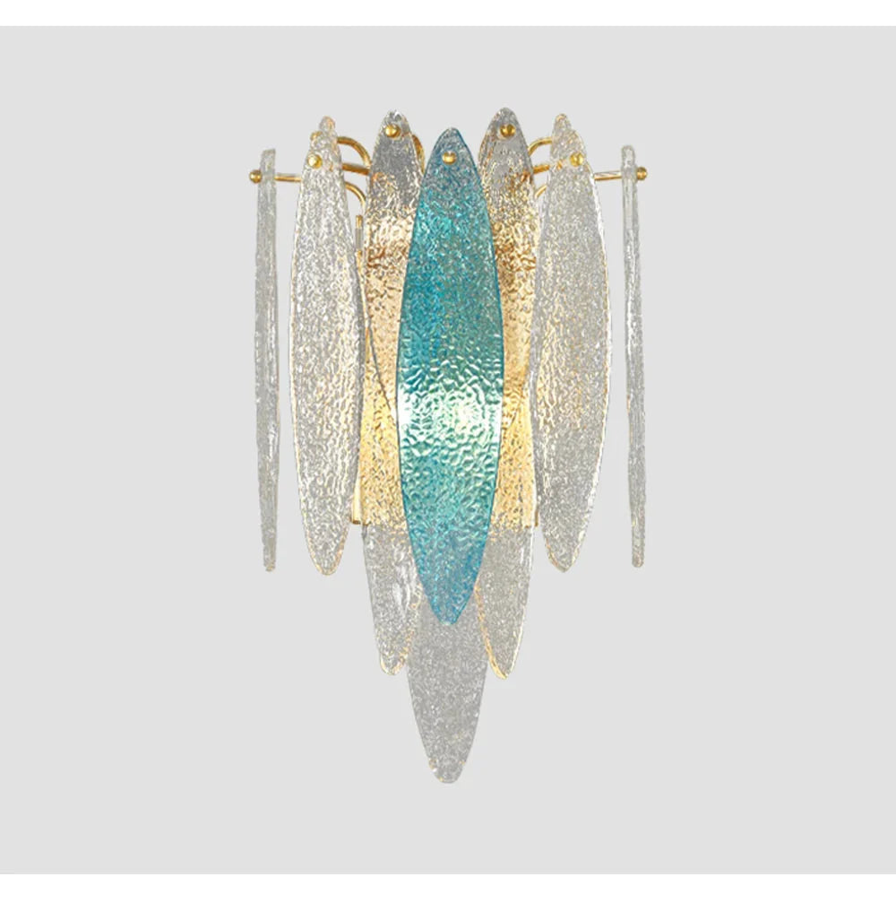 Luminaire Lustre élégance contemporaine au verre ondulé – Référence : Elowen5372- - Nexa Lights