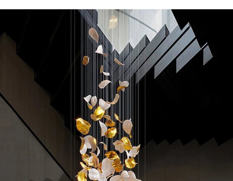 Luminaire Lustre fleurs volantes en cristal – Référence : Aelion3847- - Nexa Lights