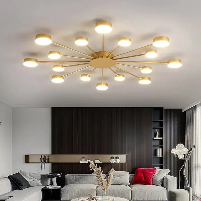 Luminaire Plafonnier à Bras Multiples Élégant – Référence : Elowen5342- - Nexa Lights
