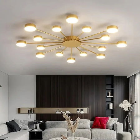 Luminaire Plafonnier à Bras Multiples Élégant – Référence : Elowen5342- - Nexa Lights
