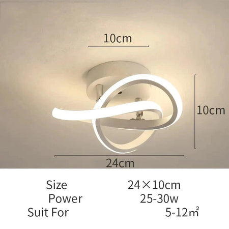 Luminaire Plafonnier anneaux lumineux élégants – Référence : Elowen5632- - Nexa Lights