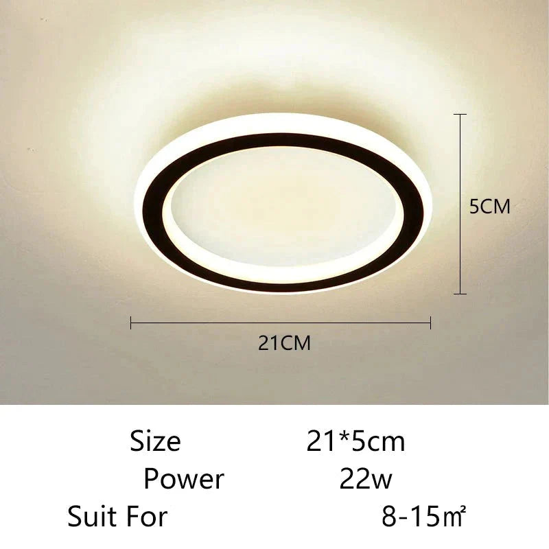 Luminaire Plafonnier anneaux lumineux élégants – Référence : Elowen5632- - Nexa Lights