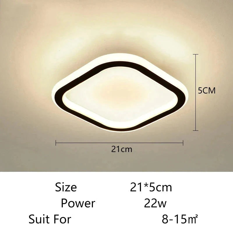 Luminaire Plafonnier anneaux lumineux élégants – Référence : Elowen5632- - Nexa Lights