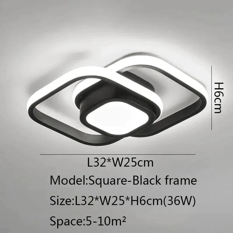 Luminaire Plafonnier cadre esthétique lumineux et raffiné – Référence : Elowen5834- - Nexa Lights