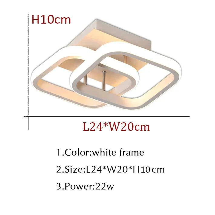 Luminaire Plafonnier cadre esthétique lumineux et raffiné – Référence : Elowen5834- - Nexa Lights