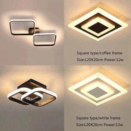 Luminaire Plafonnier cadre esthétique lumineux et raffiné – Référence : Elowen5834- - Nexa Lights