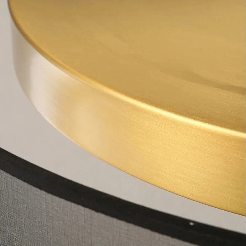 Luminaire Plafonnier cercle doré élégant – Référence : Naël4532- - Nexa Lights