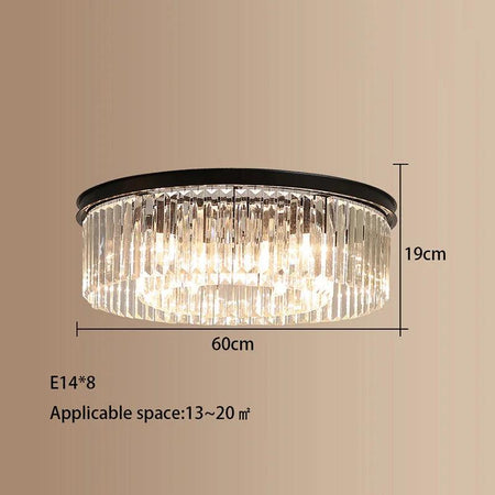Luminaire Plafonnier cristal somptueux – Référence : Maelis4721- - Nexa Lights