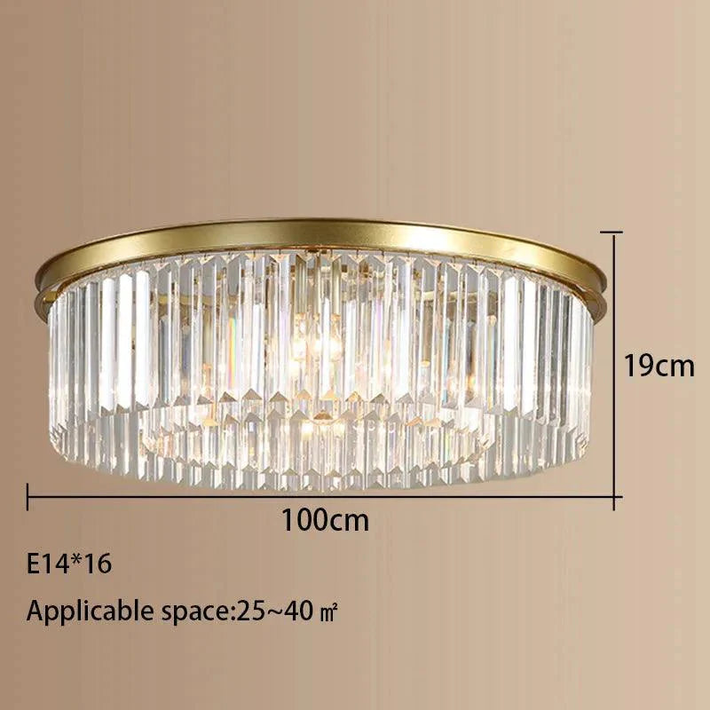 Luminaire Plafonnier cristal somptueux – Référence : Maelis4721- - Nexa Lights