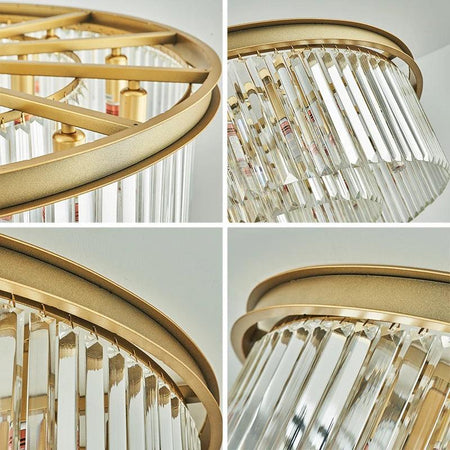 Luminaire Plafonnier cristal somptueux – Référence : Maelis4721- - Nexa Lights