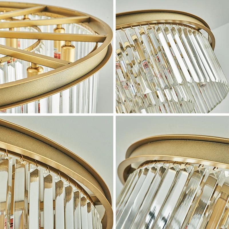 Luminaire Plafonnier cristal somptueux – Référence : Maelis4721- - Nexa Lights