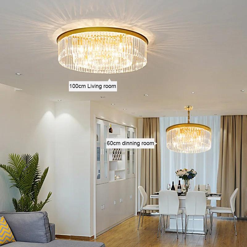 Luminaire Plafonnier cristal somptueux – Référence : Maelis4721- - Nexa Lights