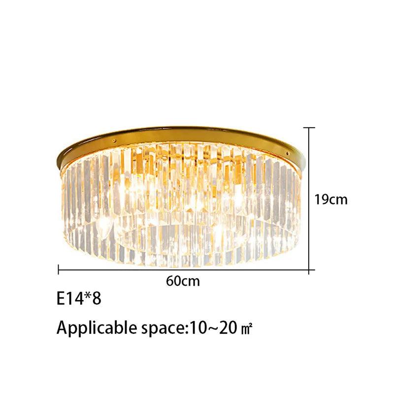 Luminaire Plafonnier cristal somptueux – Référence : Maelis4721- - Nexa Lights