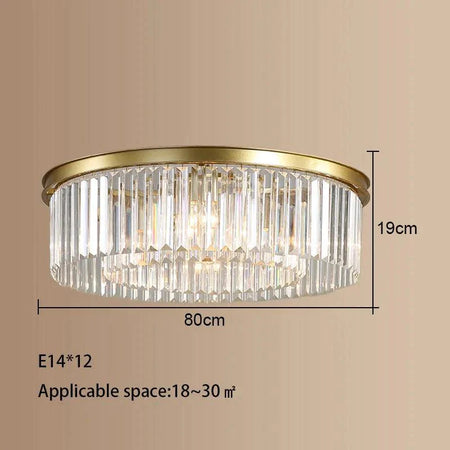 Luminaire Plafonnier cristal somptueux – Référence : Maelis4721- - Nexa Lights