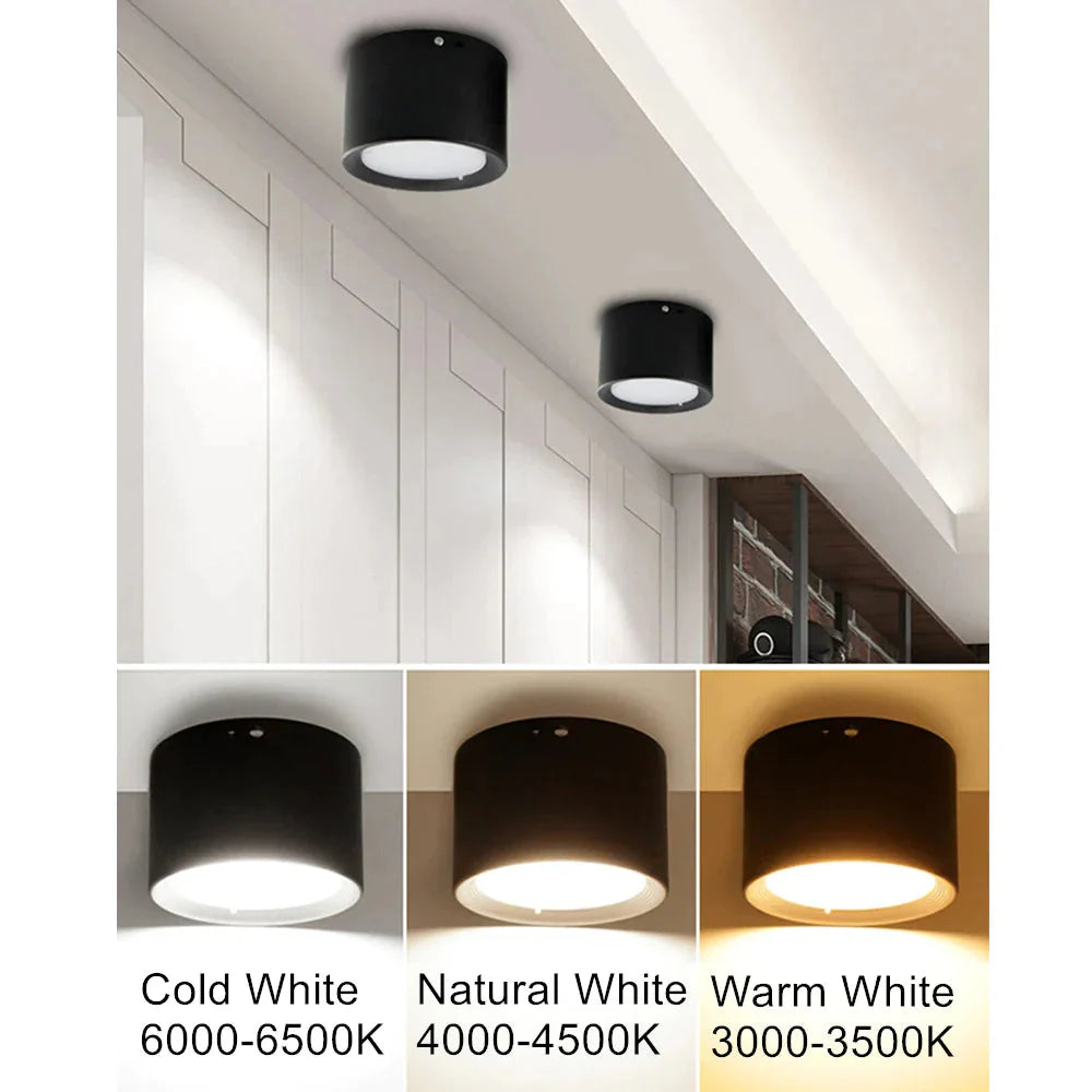Luminaire Plafonnier design à LED motif bois – Référence : Elouan5623- - Nexa Lights