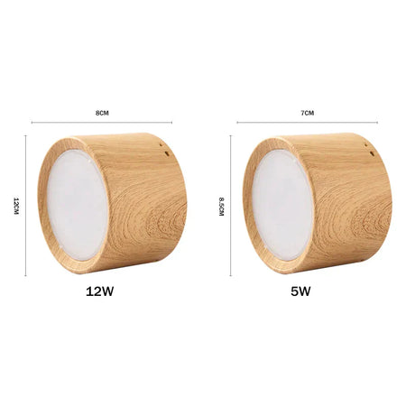Luminaire Plafonnier design à LED motif bois – Référence : Elouan5623- - Nexa Lights