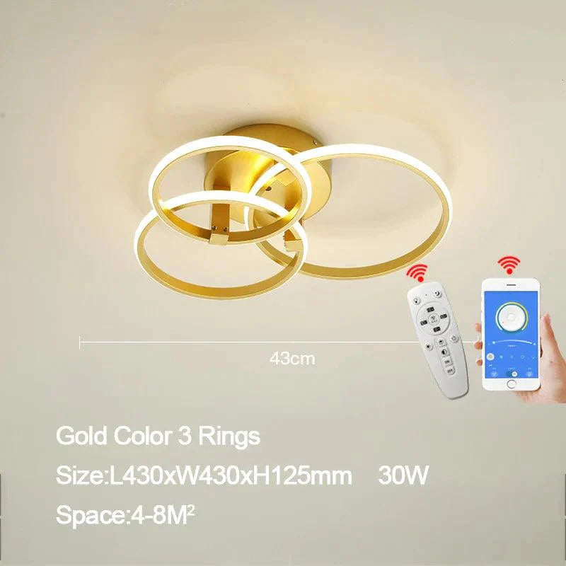 Luminaire Plafonnier design à intensité variable – Référence : Maël9741- - Nexa Lights