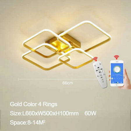 Luminaire Plafonnier design à intensité variable – Référence : Maël9741- - Nexa Lights