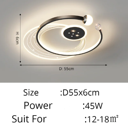 Luminaire Plafonnier design circulaire chic – Référence : Maelis4820- - Nexa Lights
