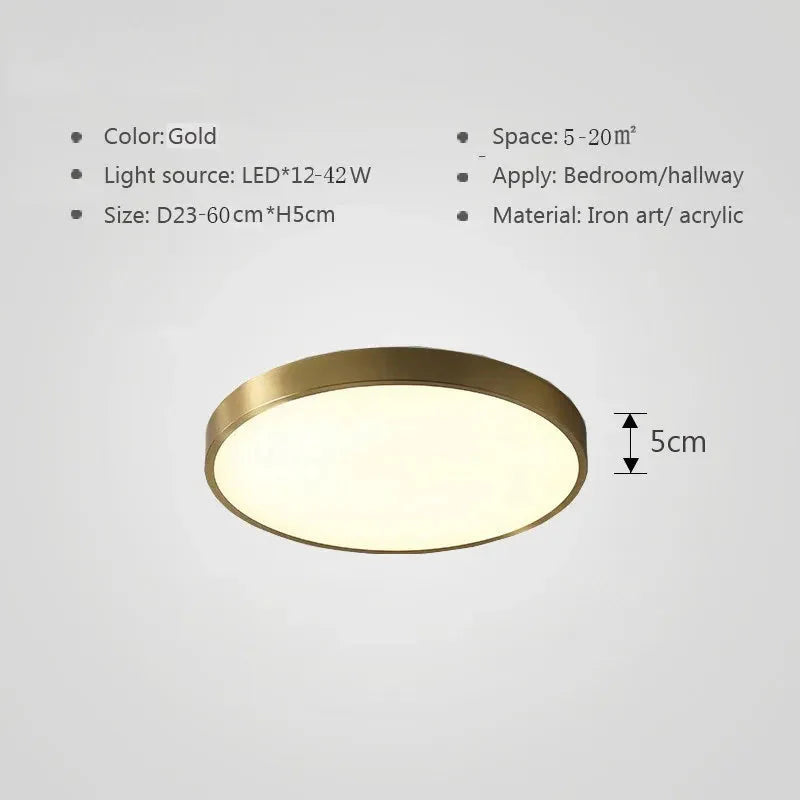Luminaire Plafonnier design circulaire moderne – Référence : Selene4821- - Nexa Lights