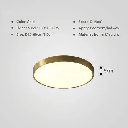 Luminaire Plafonnier design circulaire moderne – Référence : Selene4821- - Nexa Lights