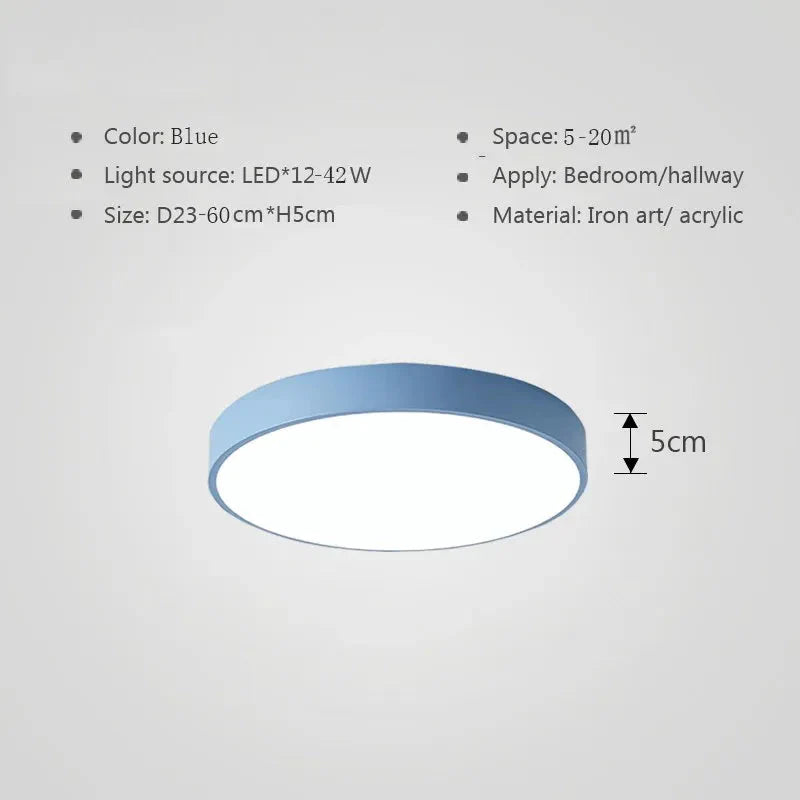 Luminaire Plafonnier design circulaire moderne – Référence : Selene4821- - Nexa Lights