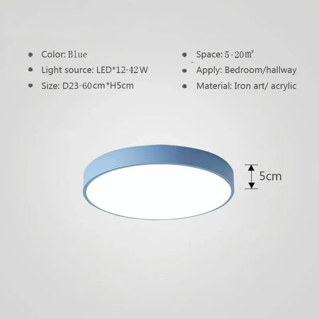 Luminaire Plafonnier design circulaire moderne – Référence : Selene4821- - Nexa Lights