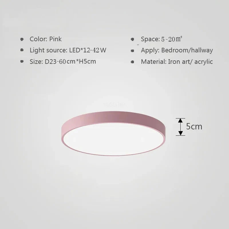 Luminaire Plafonnier design circulaire moderne – Référence : Selene4821- - Nexa Lights