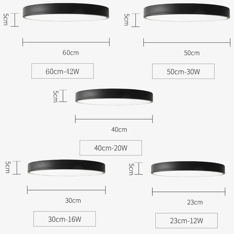 Luminaire Plafonnier design circulaire moderne – Référence : Selene4821- - Nexa Lights