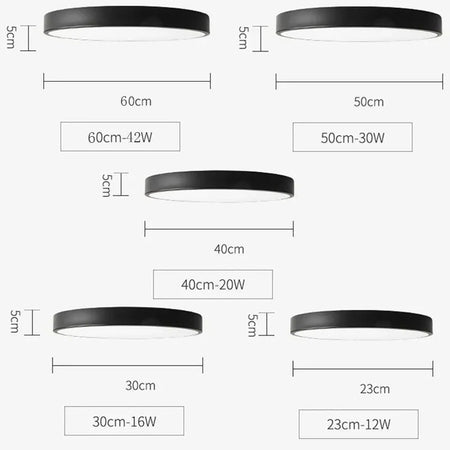 Luminaire Plafonnier design circulaire moderne – Référence : Selene4821- - Nexa Lights