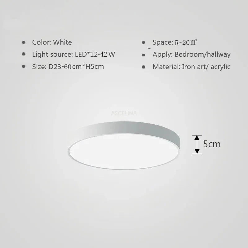 Luminaire Plafonnier design circulaire moderne – Référence : Selene4821- - Nexa Lights