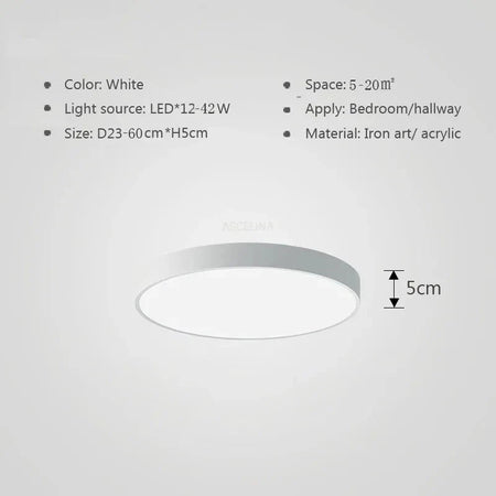Luminaire Plafonnier design circulaire moderne – Référence : Selene4821- - Nexa Lights
