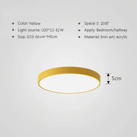 Luminaire Plafonnier design circulaire moderne – Référence : Selene4821- - Nexa Lights