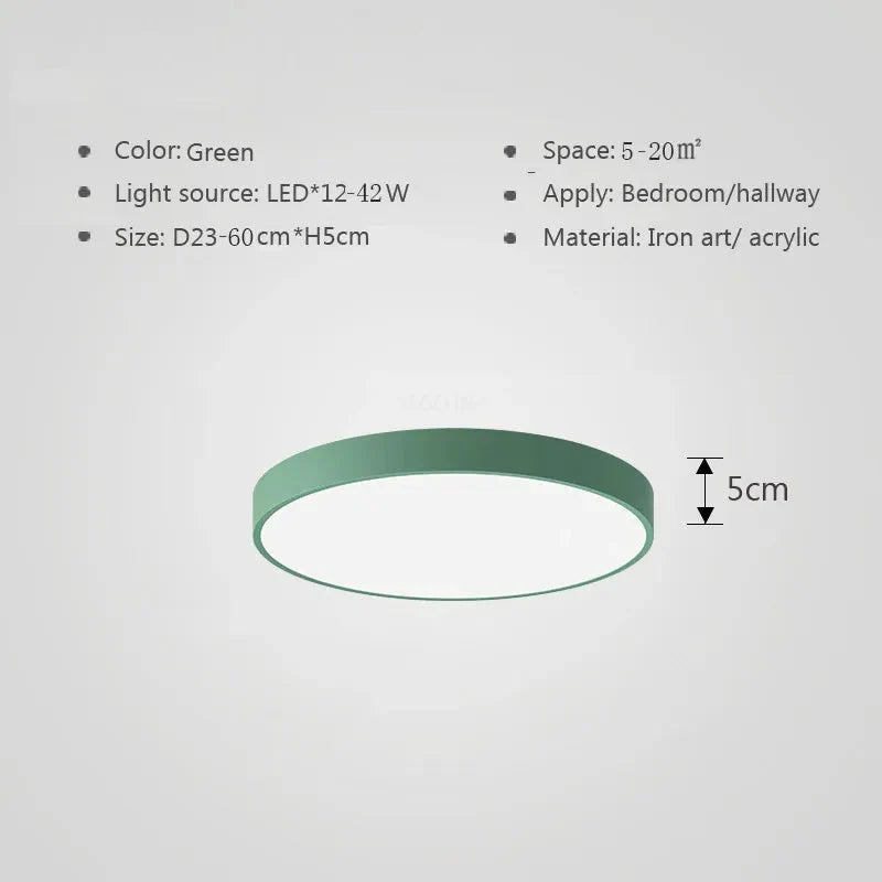 Luminaire Plafonnier design circulaire moderne – Référence : Selene4821- - Nexa Lights