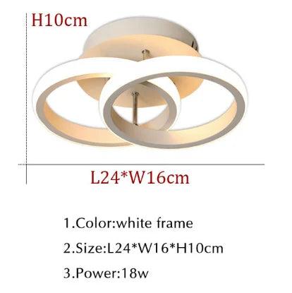 Luminaire Plafonnier design élégant blanc – Référence : Elowen3741- - Nexa Lights
