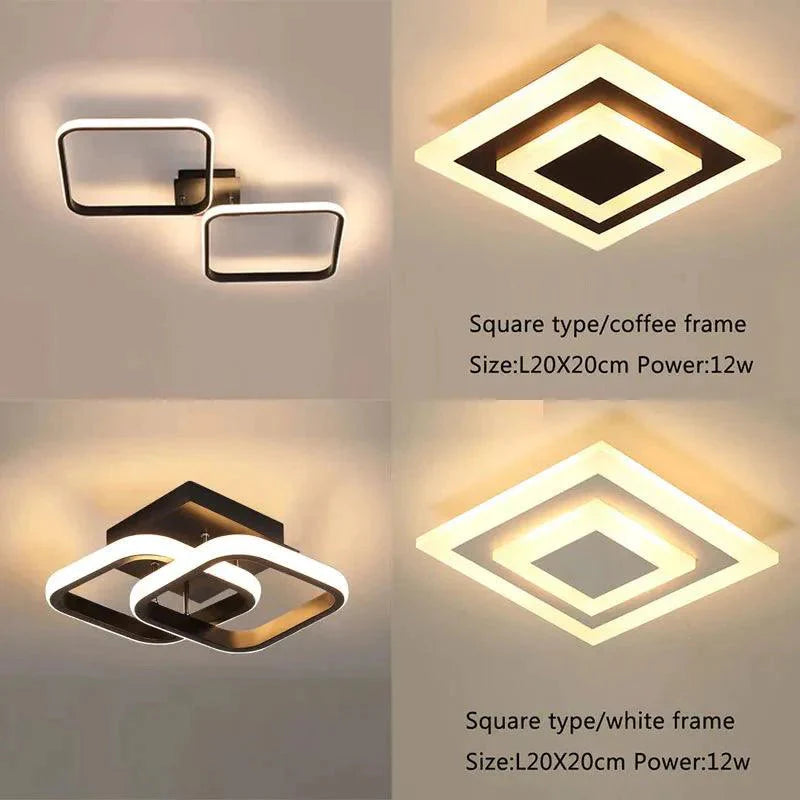Luminaire Plafonnier design élégant blanc – Référence : Elowen3741- - Nexa Lights