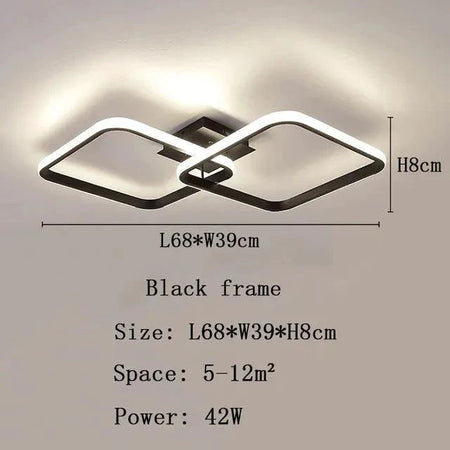 Luminaire Plafonnier design élégant blanc – Référence : Elowen3741- - Nexa Lights