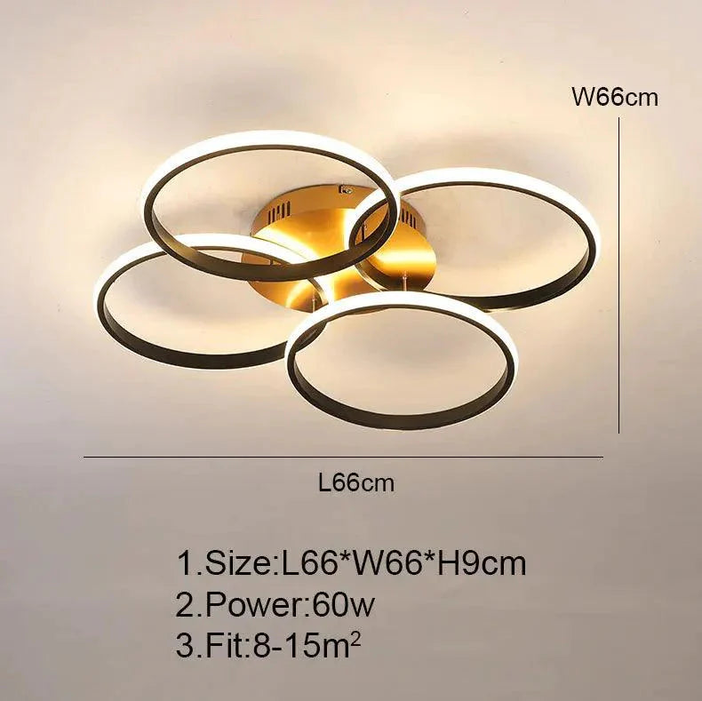 Luminaire Plafonnier design élégant blanc – Référence : Maelis4832- - Nexa Lights