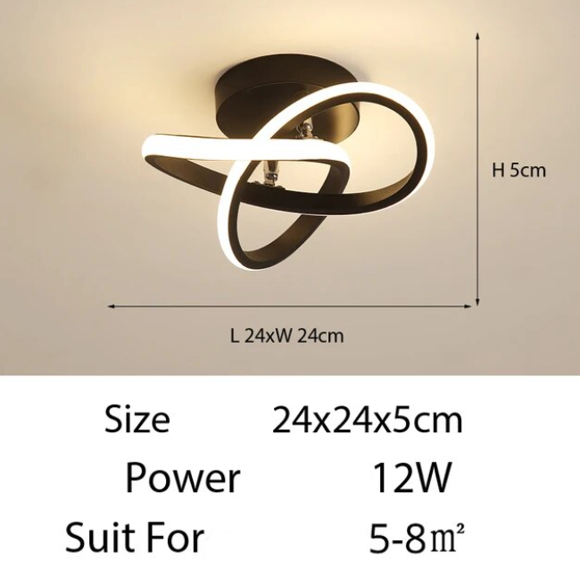 Luminaire Plafonnier design élégant carré – Référence : Marlon4567- - Nexa Lights