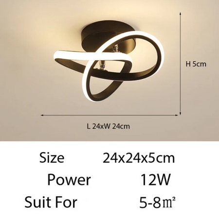 Luminaire Plafonnier design élégant carré – Référence : Marlon4567- - Nexa Lights