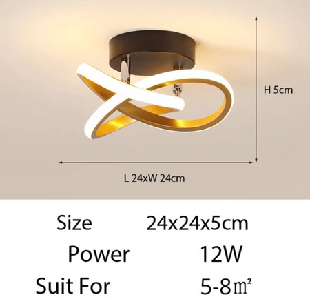 Luminaire Plafonnier design élégant carré – Référence : Marlon4567- - Nexa Lights