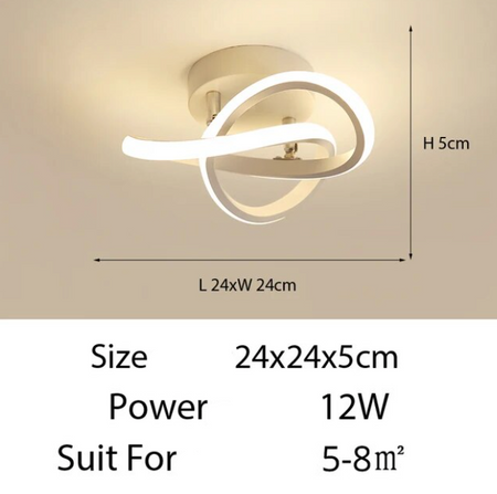 Luminaire Plafonnier design élégant carré – Référence : Marlon4567- - Nexa Lights