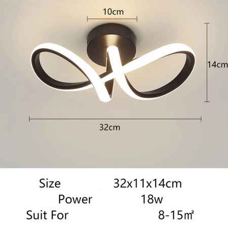 Luminaire Plafonnier design élégant carré – Référence : Marlon4567- - Nexa Lights