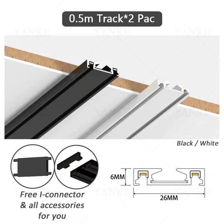 Luminaire Plafonnier design élégant en aluminium noir et blanc – Référence : Marceau4823- - Nexa Lights