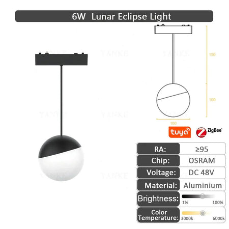 Luminaire Plafonnier design élégant en aluminium noir et blanc – Référence : Marceau4823- - Nexa Lights