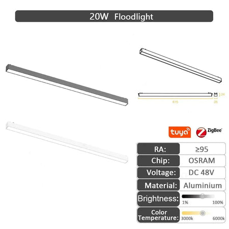 Luminaire Plafonnier design élégant en aluminium noir et blanc – Référence : Marceau4823- - Nexa Lights
