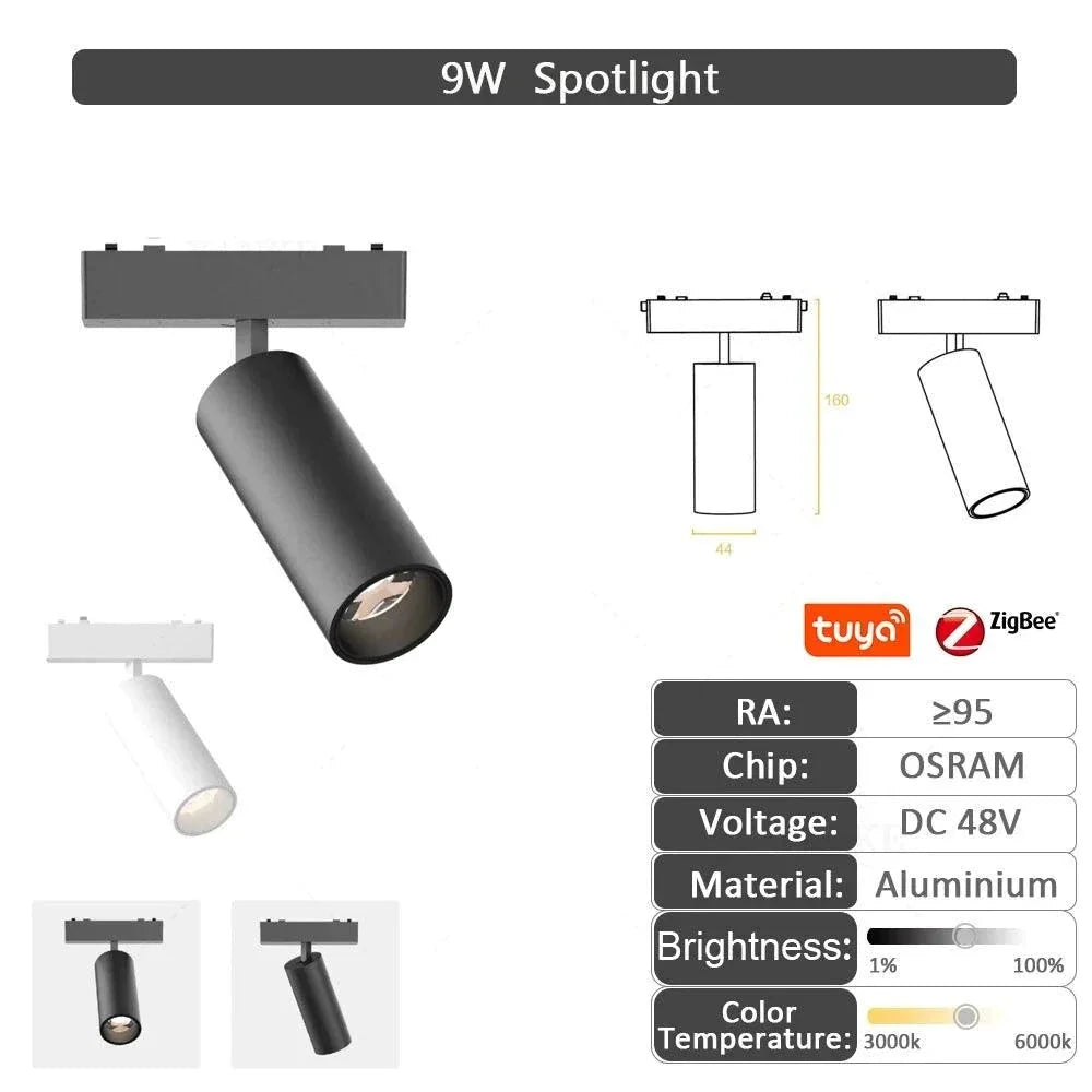 Luminaire Plafonnier design élégant en aluminium noir et blanc – Référence : Marceau4823- - Nexa Lights