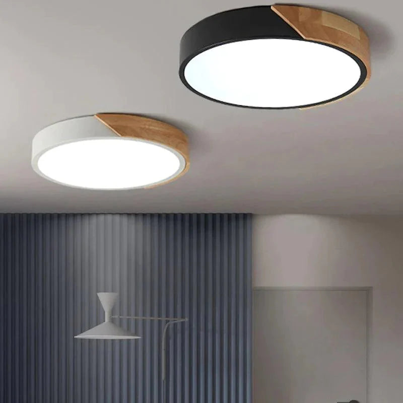 Luminaire Plafonnier design élégant en bois – Référence : Elona4826- - Nexa Lights