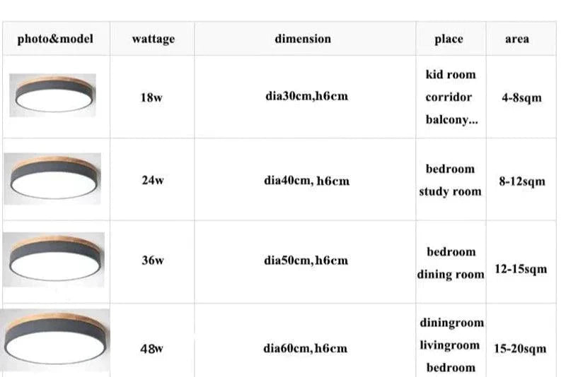 Luminaire Plafonnier design élégant en bois – Référence : Maelis4829- - Nexa Lights