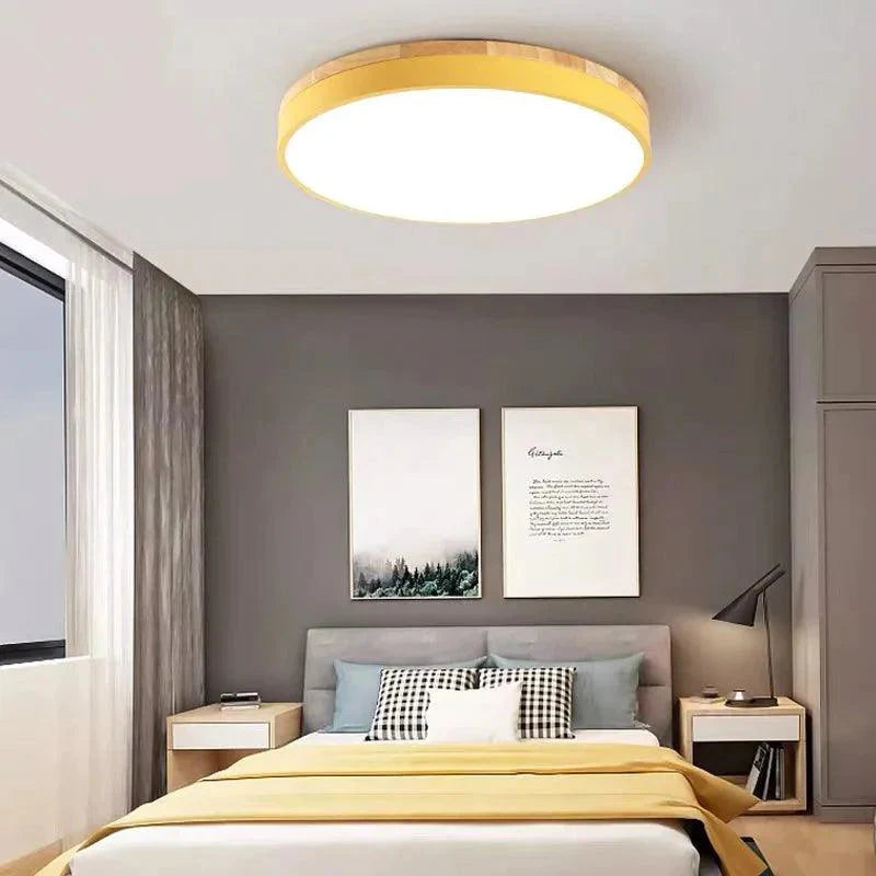 Luminaire Plafonnier design élégant en bois – Référence : Maelis4829- - Nexa Lights